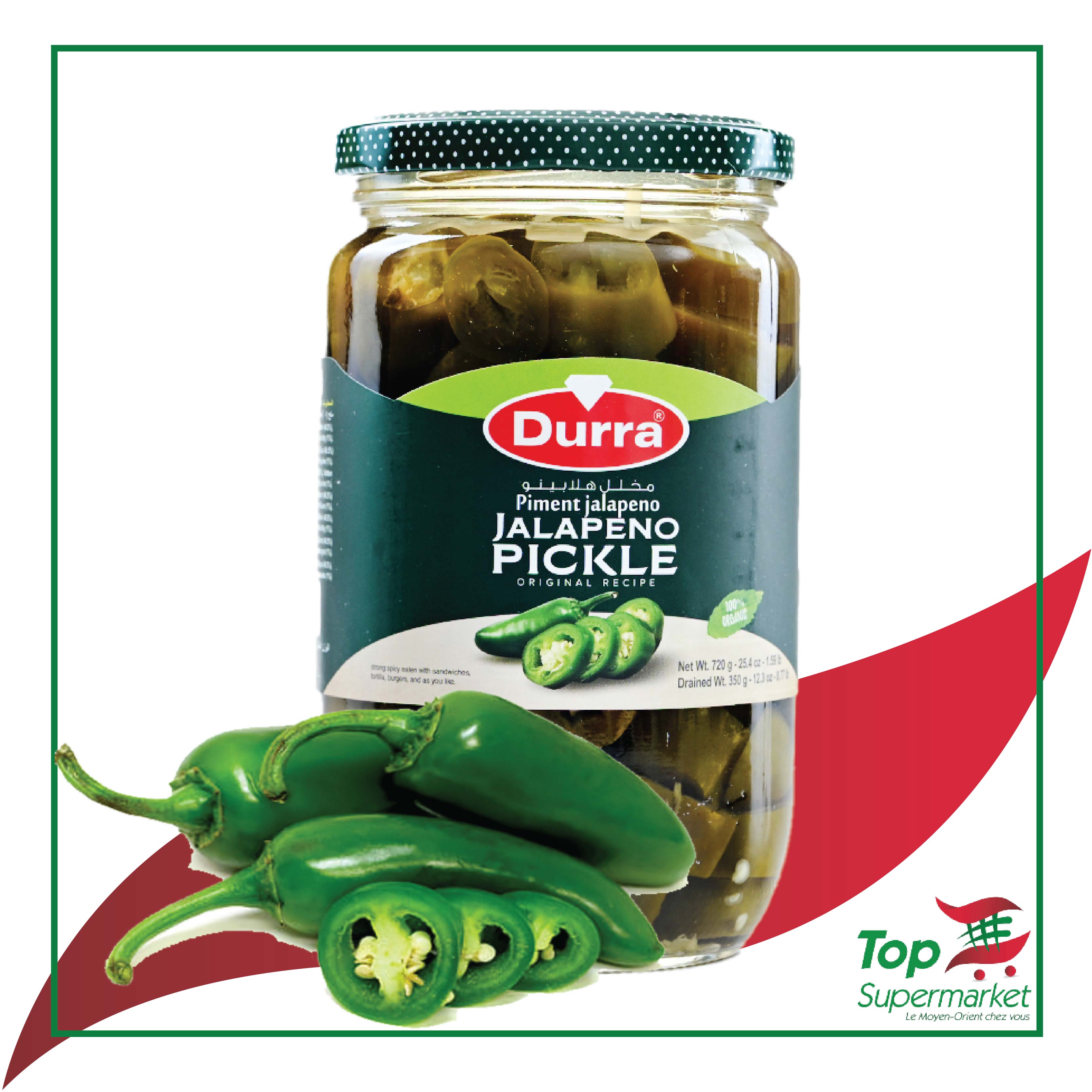 Durra Piments Jalapeno 720gr